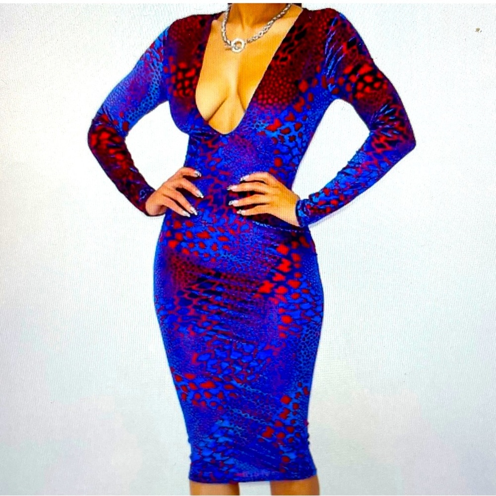 Electryc Blu Dress